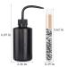 2PCS Plastic Safety Lash Cleaning Tattoo Wash Bottles | Blackhead & Pore Deep Cleaning Brushes Set - Buy Online on GoSupps.com