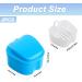 2 PC Denture Storage Box Set | Portable Braces Container & Tooth Rail Box for Dentists | Ideal for Misaligned Teeth & Cleaners - Buy Online on GoSupps.com