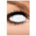 FUNZERA Dead Zombie Halloween Contact Lenses White - Pack of 2 (1 Pair) - Without Prescription - Ideal for Cosplay Carnival & Mardi Gras