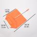 Upright Dustpan Garden Long Handle Dust Pan | Ergonomic Cleaning Dustpan with Collector Bag for House Kitchen Room Indoor Floor - Buy Online on GoSupps.com