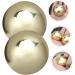 Fomiyes Vibrating Massage Balls - Handball & Finger Massage for Relaxation & Fitness - 1 Pair of Decorative Brass Palm Balls - Buy Online on GoSupps.com