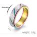 Matching Rings for Couples - Whoiy Stainless Steel Multi-Color Rainbow Engagement Rings (2 Pieces 6mm) - Buy Online on GoSupps.com