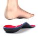 Arch Support Flat Feet Insoles - Orthotic Shoe Inserts Relieve Flat Foot  Plantar Fasciitis  Heel Pain  Over Pronation - Plantar Fasciitis Pain Relief Orthotics for Women and Men Red Women8-8.5 | Men6-6.5