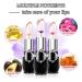 6 Pack Crystal Flower Jelly Lipstick Long Lasting Nutritious Lip Balm - Black - Buy Online on GoSupps.com