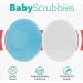piuryue Exfoliating and Massaging Cradle Cap Silicon Brush Soft Baby Brush Bath Brushes for Baby Blue and White 2 Pack - Buy Online on GoSupps.com