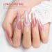 9D Cateye Gel Nail Polish - Nude Sheer Pink with Silver Glitter - 15ml Single Bottle with Magnet Stick - UV/LED Curing - Soak Off - Home Salon - Buy Online on GoSupps.com
