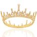 NODG Gold Crowns for Women Gold Queen Tiaras for Women Crystal Wedding Crown for Women Vintage Birthday Tiaras for Women Party Hair Accessories