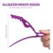 BEINY 6Pcs Non-Slip Hair Clips - Professional Styling Sectioning Clips for Thick Hair - Salon Alligator Clips in Purple - Buy Online on GoSupps.com