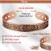 Cigmag 9X Mens Copper Bracelet | Ultra Strength Magnet | Adjustable Cuff Bangle | Father's Day Gift | Classic Viking Pattern - Buy Online on GoSupps.com