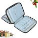 EXCEART Knitting Needle Case - Oxford Cloth Storage Bag for Needles and Hooks - Organizer and Carrying Bag for Crochet and Wire Loop Needles - Buy Online on GoSupps.com