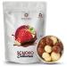 Sultan s Palace Freezing -dried strawberries in whole milk chocolate and white chocolate - 200 g - fruity and crisp - chocolate fruits - Gift idea of chocolate 200 g