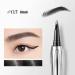 Cooklesa Eyebrow Cooklesa 2024 Upgraded Natural Waterproof Eyebrow Pen with Microfine Tip Two-Pronged Eyebrow Pencil 3D Long-Lasting Natural Waterproof Microblading Eyebrow Pen Makeup (Black) - Buy Online on GoSupps.com