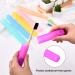 5 Pack Colorful Transparent Toothbrush Case - Travel Storage Box for Camping & School - Buy Online on GoSupps.com