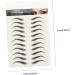 HAPINARY 4 Sheets Waterproof Eyebrow Stickers Brow False Eyebrows Cosmetics Eyebrow Transfer Stickers Artificial Eyebrow Eyebrow Tool Makeup Brow Sticker 21x14.8cm Black - Buy Online on GoSupps.com