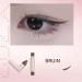 Eye Pencil StampSmudge Resistant Eye Stencil Double Sided Waterproof Smudge Proof Long Lasting Eyeliner Pencil Applicator for Women Makeup Brown - Buy Online on GoSupps.com