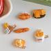 hgnxa Creative Simulation Bread Shape Hairpin for Girls Carnival Taking Photo Hair Barrettes Aesthetics Hair Accessories 2 simulated food dou - Buy Online on GoSupps.com