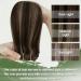 Buy Hetto Real Hair Clip Extensions - Brown 120g 40cm | Best Clip-In Hair Recovery #2/8 Ash Highlights for International Shipping - Buy Online on GoSupps.com