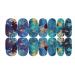 1 Sheet Fashion Waterproof Women Self-Adhesive Marble Printed Nail Art Decals Nail Stickers Tips Manicure Kit(1) - Buy Online on GoSupps.com