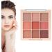 Eyeshadow Makeup Palette 9 Colors Matte Eye Shadow Powder Long Lasting Contouring Highlighter Blusher Eyeshadow for Girls Women Beginners Aezon 7184-03# Grapefruit Broken Gold Plate - Buy Online on GoSupps.com