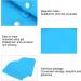 ZJchao Silicone Hairproof Hairdresser Cape - 19.7x16.9 Inches Neck Protection and Hair Cutting Pad - Buy Online on GoSupps.com