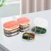 Portable Small Pill Box - Travel 4 Compartment Daily Organizer for Medicines Vitamins & Fish Oil (Purple - Buy Online on GoSupps.com