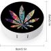 Psychedelic Weed Art Contact Lens Travel Kit | Portable Cute Box with Mirror for Daily Outdoor Use - Buy Online on GoSupps.com