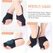 Hallux Valgus Sleeve & Toe Straighteners Set - Bunion Protector & Hammer Toe Straightener - Black 9x6.8cm - Buy Online on GoSupps.com