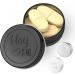 Extra Small Pill Box for Purse - 3 Pack ADHYRO Aluminum Mini Pill Organizer - Portable Lightproof Case for Vitamins Fish Oils & Supplements (Black Silver White - Buy Online on GoSupps.com
