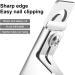 Professional Stainless Steel False Nail Tip Clipper Nail Clipper Precision Manicure Tool Nail Extension Clipper - Buy Online on GoSupps.com