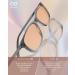 Bloomoak Rose Migraine Glasses FL-Flex Light Sensitivity Relief Glasses for Fluorescent LED Glare Photophobia Eye Strain (Migraine glasses Cinnamon Rose - 70% -Gray Mist Frame(For Outdoor)) - Buy Online on GoSupps.com
