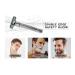 G.B.S Adjustable DE Butterfly Razor - Premium Stainless Steel Knurled Handle for Smooth Shaving | International Shipping Available - Buy Online on GoSupps.com