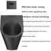 Stainless Steel Urinal Smart Men's Wall Mounted Sensor Urinal - Commercial Splash-Proof Toilet for Bar with Automatic Flush System RoseGold - Buy Online on GoSupps.com
