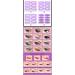 10 Pieces Eyeliner Stencil Kit Quick Eye Make-Up Stencils Eyeliner Definer for Perfect Smokey Eyes or Winged Tip Look (4 Sheets) - Buy Online on GoSupps.com