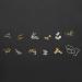 12 Grid Mixed Style Nail Art Decoration Metal Shell Star Studs Chain Nail DIY Accessories(#2) - Buy Online on GoSupps.com