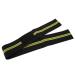 Semme Knee Wraps Compression Elastic Brace for Pain Relief & Support - Black Yellow - Buy Online on GoSupps.com