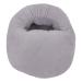 Safigle 1stk USB foot warmer Electric slipper warmer portable heating winter feet Warmer portable heating foot warmer heating pillow slippers warm foot warmers heating shoes at home floor mat EVA light gray 32x28cm