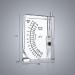 Boxtech Marine Saltwater Hydrometer - Reef Ocean Salinity Meter for Aquarium Testing - Buy Online on GoSupps.com