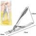 Professional Stainless Steel False Nail Tip Clipper Nail Clipper Precision Manicure Tool Nail Extension Clipper - Buy Online on GoSupps.com