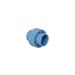 PVC screw connection 50 mm pipe connector adhesive sleeve