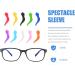 Ultechnovo 120 Pairs Soft Silicone Slip-Resistant Glasses Holder for Sunglasses & Reading Glasses - Elastic Comfort Random Colors - International Shipping Available - Buy Online on GoSupps.com