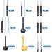 Bebird Replacement Tips - 8 Waterproof Silicone Ear Spoons for Ear Wax Removal | Compatible with W3/R3/T15/X3/X17 PRO/D3Pro/T5/R1 - Original Ear Cleaner Tips Set - Buy Online on GoSupps.com