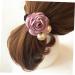 Beaupretty Flower Pearl Hair Rope Hair hair ties Flower Hair Rope Ponytail Hair Bands Korean version flower Flower Pearl Hair Tie - Buy Online on GoSupps.com