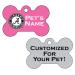 Alabama Crimson Tide 2-Sided Pink Pet Id Dog Tag | Officially Licensed | Personalized for Your Pet