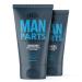Super Fresh Man Parts Ball Deodorant Lotion for Men - Hygiene Cream for Groin Butt & Body - Control Odor and Stay Comfortable - Aluminum Free - 4 oz Tube (2PK) Clear Dry 2 pack