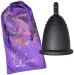 Me Luna Menstrual Cup Classic Handle Black Size L