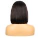 18A Remy Real Human Hair Bob Wig 8Inch 13x4 Lace Front Short Straight Headband Natural Black 150% Density - Buy Online on GoSupps.com