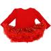 IBTOM CASTLE Baby Girls My 1st Christmas Santa Claus Romper Dress w/Headband 0-3 Months - 3PCS Red Sequins Xmas Outfit - Buy Online on GoSupps.com