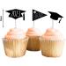 GYORI Graduation Hat Cupcake Toppers - Set of 10 Decorative Cake Toppers with Toothpicks for Birthday and Graduation Parties 10 Pcs - Buy Online on GoSupps.com
