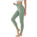 Joy2fitt High Waist Tummy Control Yoga Pants | Non-See Through Compression Leggings - Light Green, XL - Buy Online on GoSupps.com