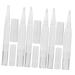 Angoily Lot de 6 Stylos Huile pour Ongles Vides 3 Ml et 5 Ml Transparent Polyvalents pour Cuticules et Vernis Ongles Usage Professionnel et Voyage